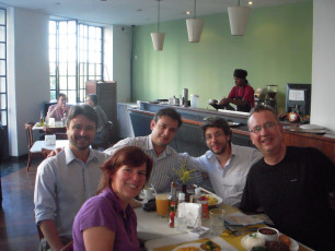 Lunch mit Alvaro und Freunden