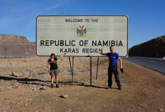 Wir sind in Namibia!