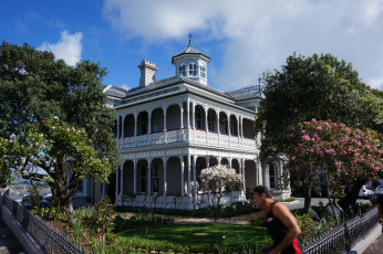 Viktorianisches Haus - gesehen von unserem Hostel aus