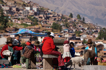Einwohner in Cusco