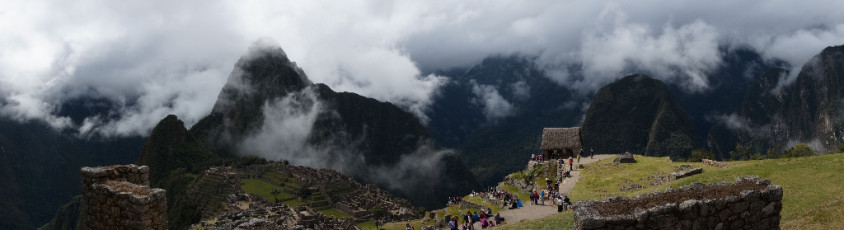 Panoramablick Machu Picchu